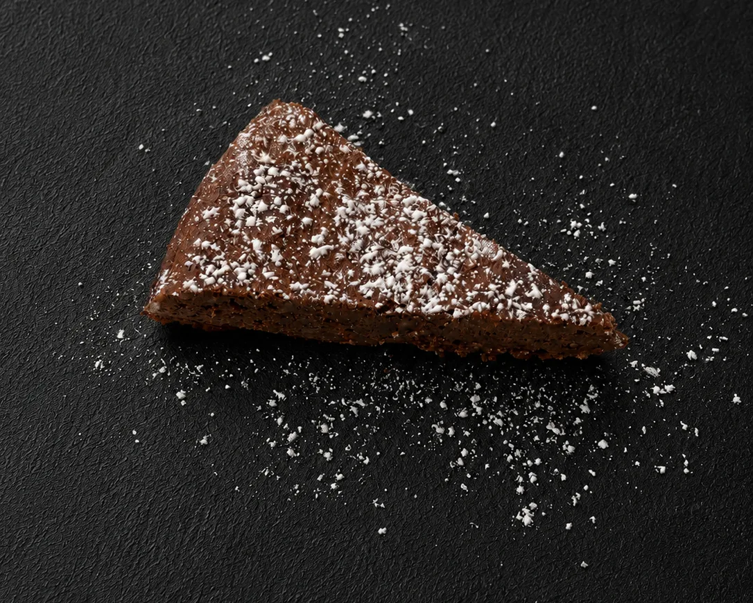 Schokoladenkuchen mit Staubzucker